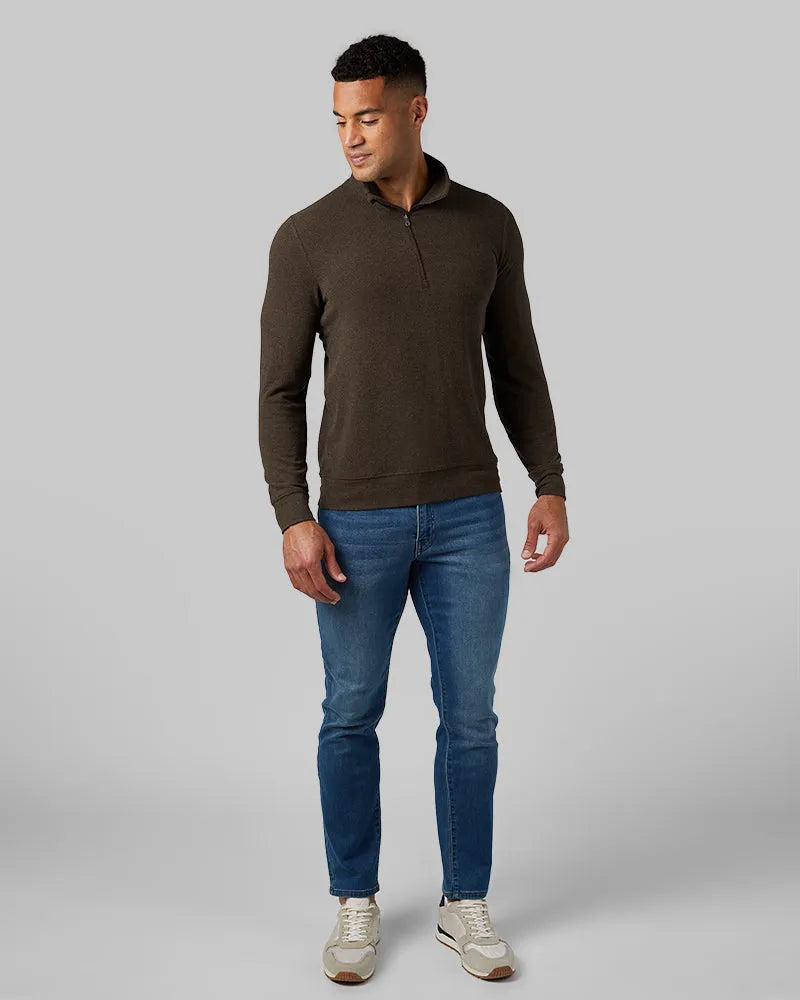 DARK BROWN HEATHER