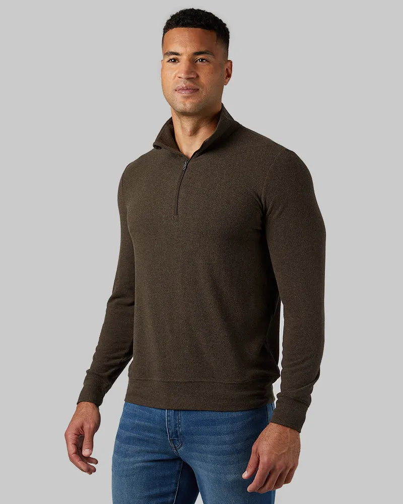 DARK BROWN HEATHER