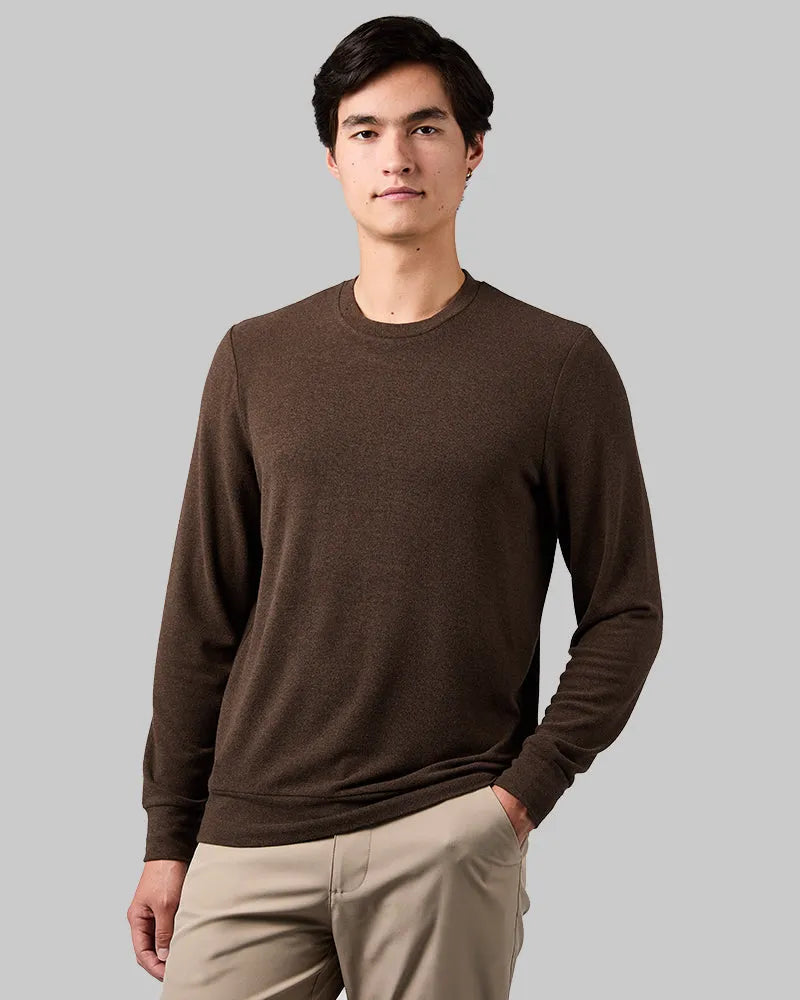 DARK BROWN HEATHER