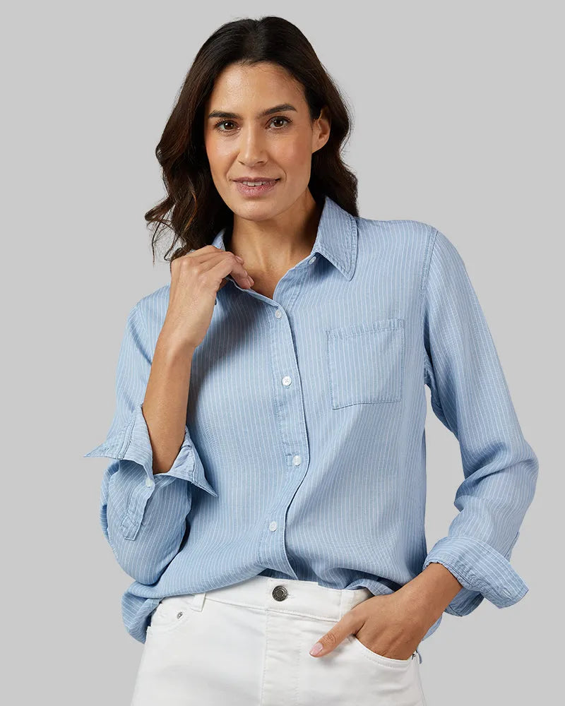 DENIM CHAMBRAY STRIPE