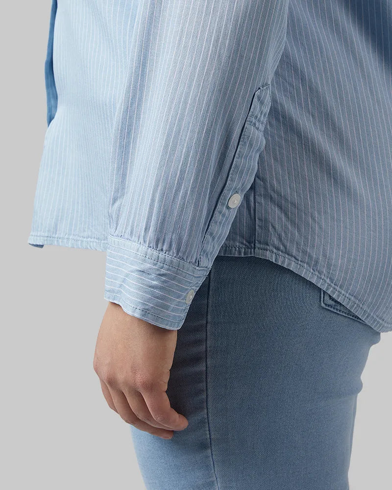 DENIM CHAMBRAY STRIPE