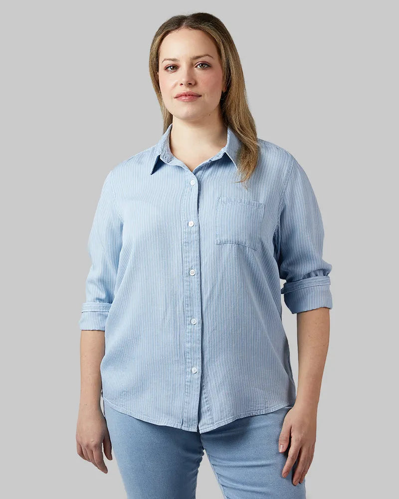 DENIM CHAMBRAY STRIPE