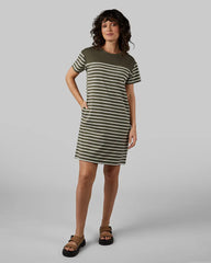 MILITARY OLIVE/OFF WHITE STRIPE