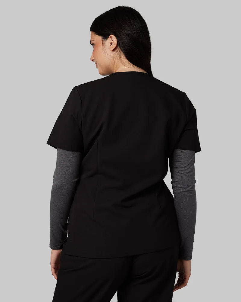 Women's 2-Pocket V-Neck Scrub Top