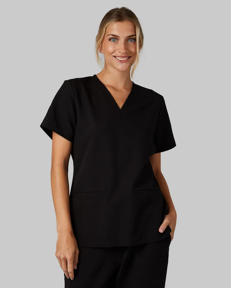 Women's 2-Pocket V-Neck Scrub Top