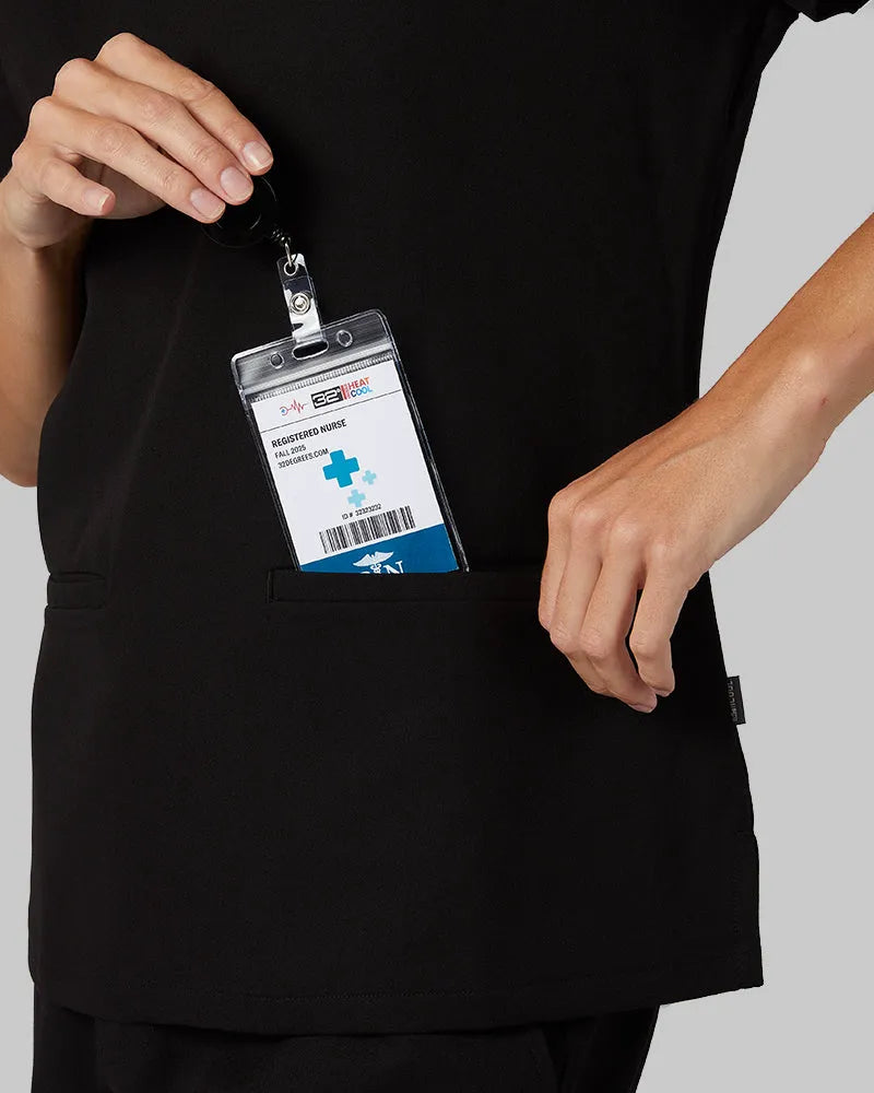 Women's 2-Pocket V-Neck Scrub Top