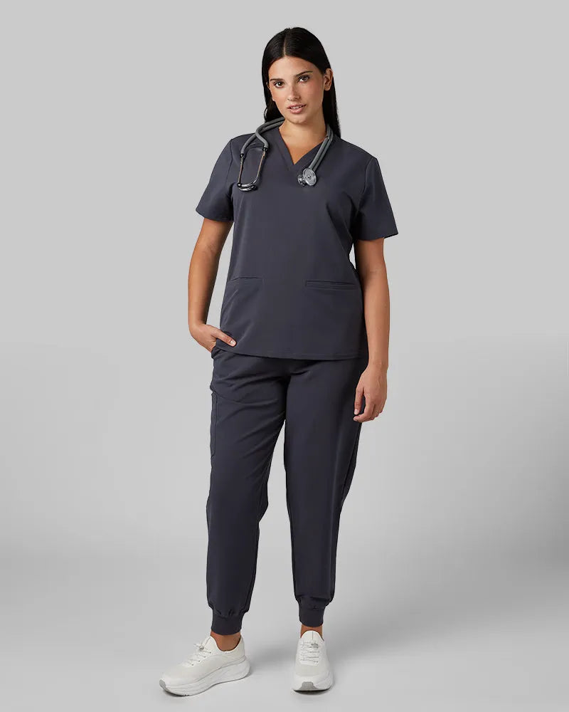 Women's 2-Pocket V-Neck Scrub Top