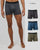 CHARCOAL/AEGEAN BLUE/GREEN PEA