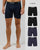 2 BLACK/2 NAVY